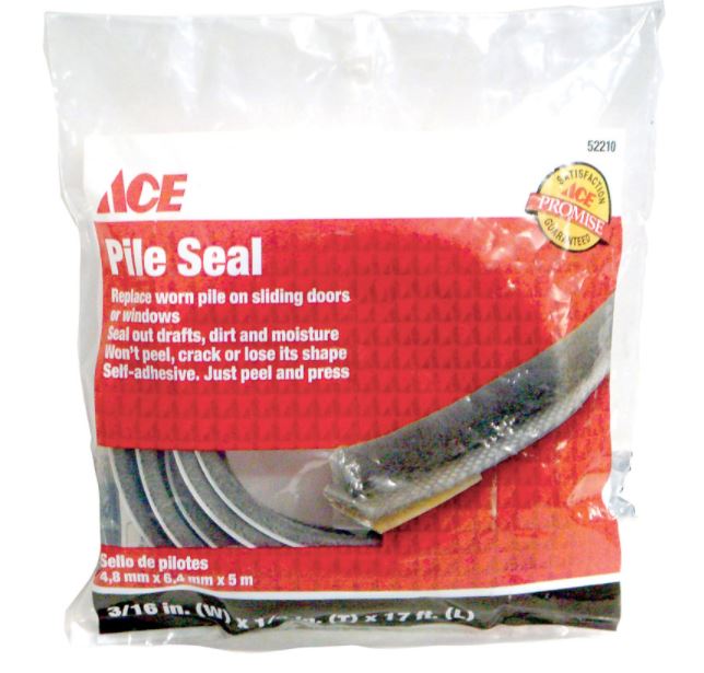 Storm Dr Weatherstrip Gray 5.2M (17Ft) Ace Cancel