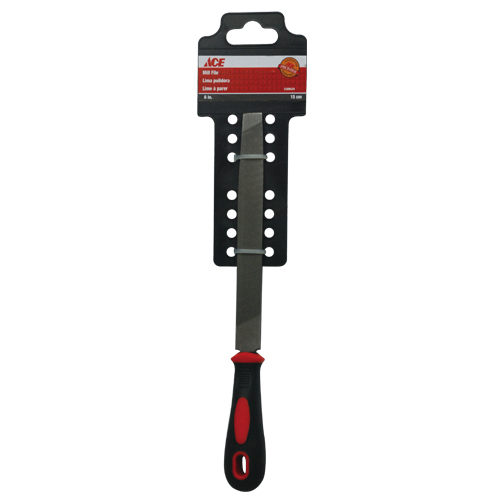 Smooth Single Cut Mill File 6In (15Cm) Tpr Grip Ace Cancel