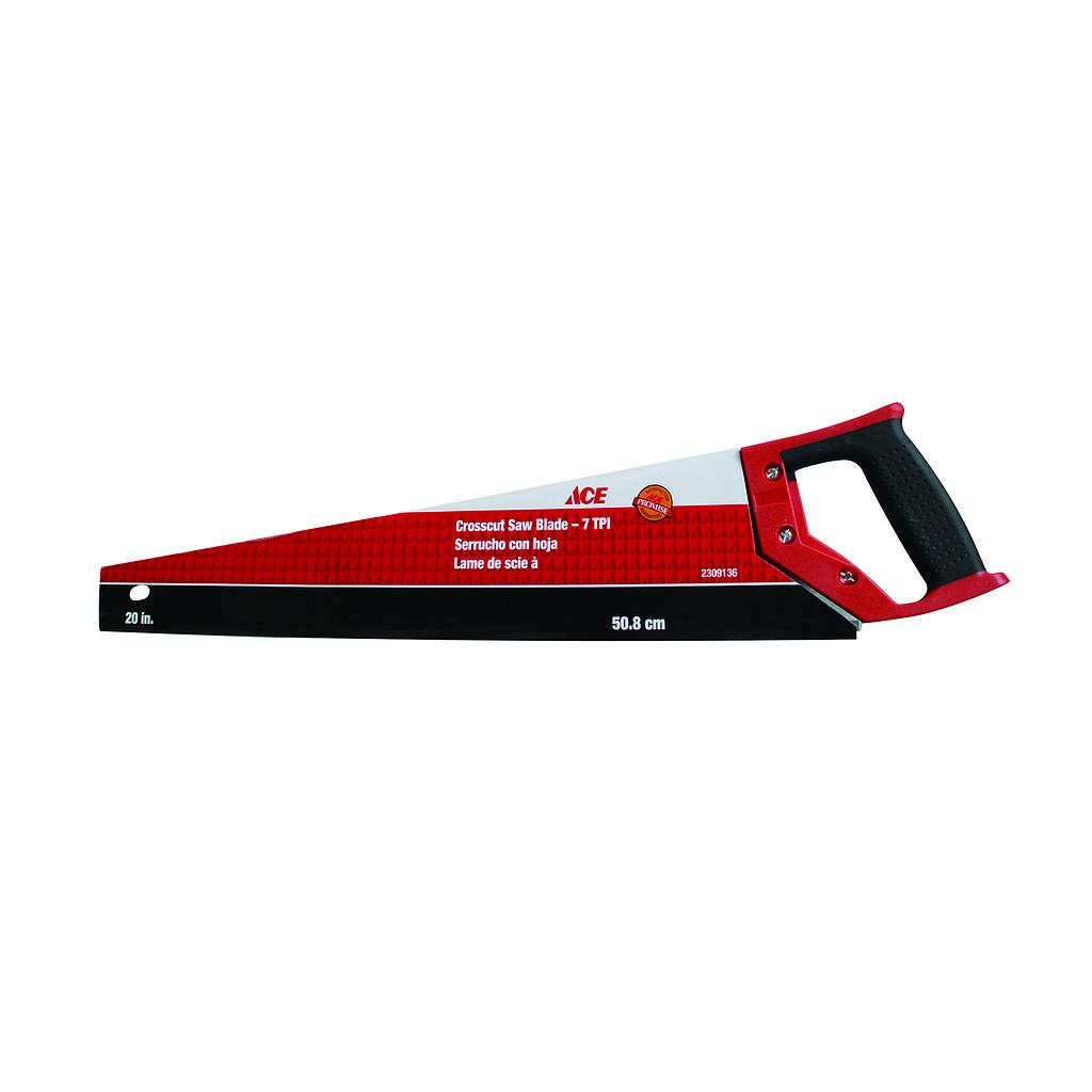 7 Tpi Crosscut Saw 20In (51Cm) Tpr Handle Ace