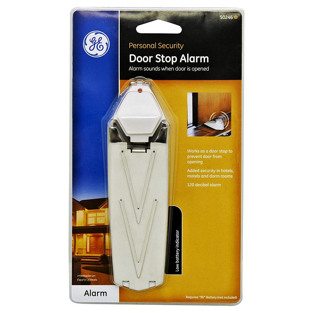 GE White Door Stop Alarm