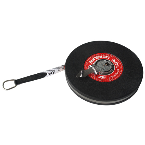 Closed Reel Tape Measure 50Ft (15M) Abs Steel Case Ace.