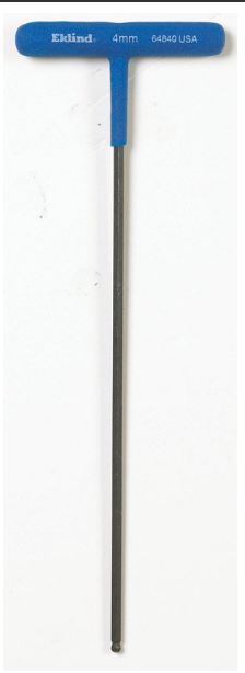 Hex Key Pwr Tball 4Mm 9"