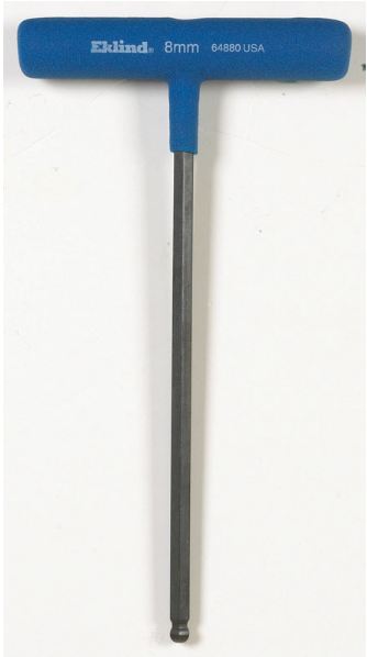 Hex Key Pwr Tball 8Mm 9"