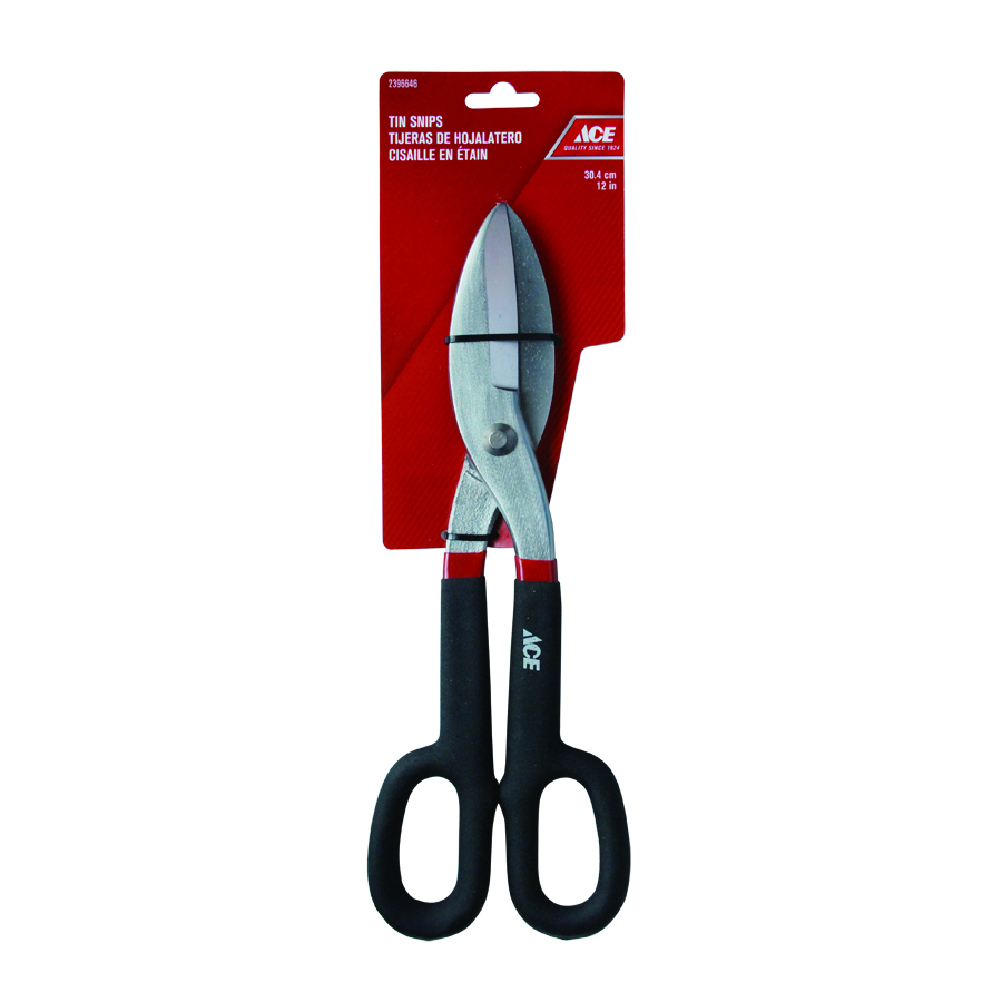 Tin Snips 30Cm (12In) Vinyl Grip Handle Ace
