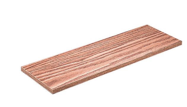 Knape & Vogt 8 in. H x 8 in. W x 24 in. D Oak Melatex Laminate/Particle Board Shelf.