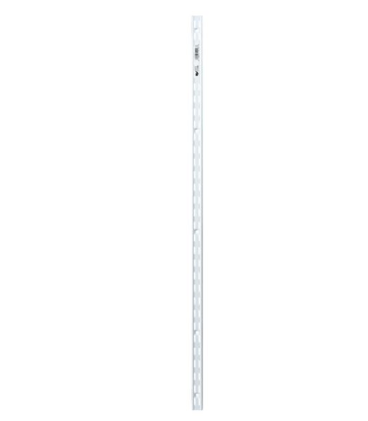 Knape & Vogt White Steel Shelf Bracket 14 speed 39 in. L 300 lb.