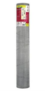 Garden Zone 36 in. W x 25 ft. L Silver Gray Steel Hardware Cloth.
