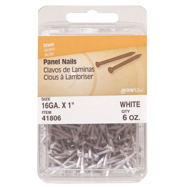 Hillman 1-5/8 in. Panel Steel Nail Flat