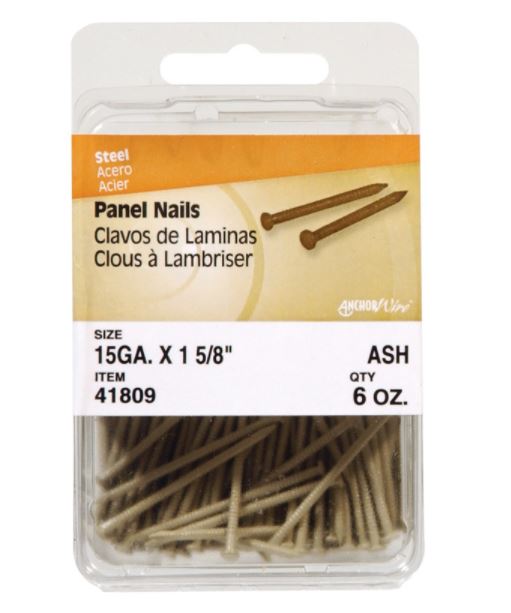 Hillman 1-5/8 in. Panel Steel Nail Flat