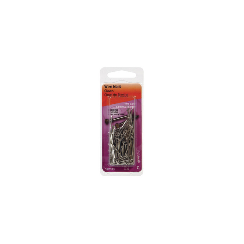Nail 1-1-4"X17 Stainless