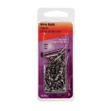 Hillman 3/4 in. Wire Bright Steel Nail Flat