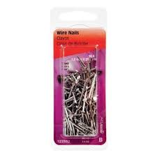 Hillman 3/4 in. Wire Bright Steel Nail Flat
