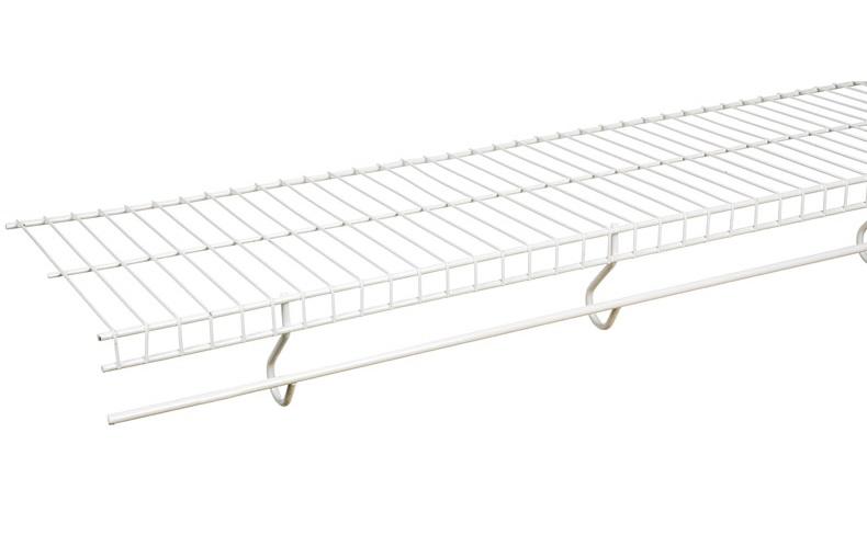 Rubbermaid 96 in. H x 12 in. W x 8 ft. L Steel Free Slide Shelf 1 each.