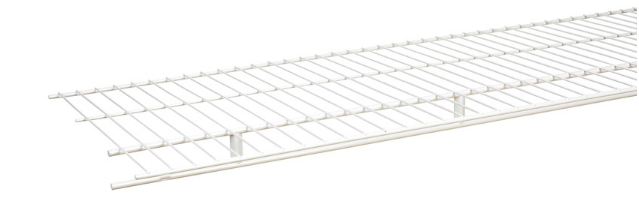 Rubbermaid 96 in. H x 16 in. W x 1.9 in. L Steel Wardrobe Shelf 1 each.
