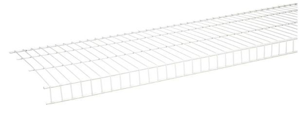 Rubbermaid 96 in. H x 16 in. W x 1.9 in. L Steel Linen Shelf 1 each.