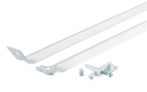 Rubbermaid 1.1 in. H x 5 in. W x 12 in. L Steel Closet Hardware 1 pk