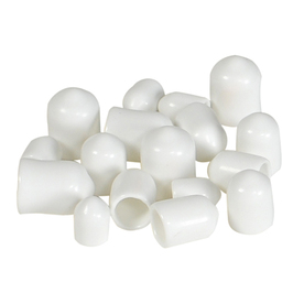 Rubbermaid 6.8 in. H x 4.5 in. W x .4 in. L Plastic End Caps 14 pk