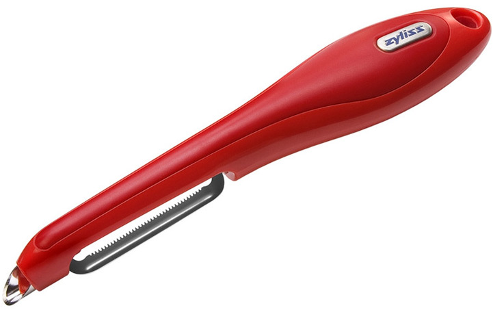 Soft Skin Peeler Red Stainless Steel Blade Zyliss