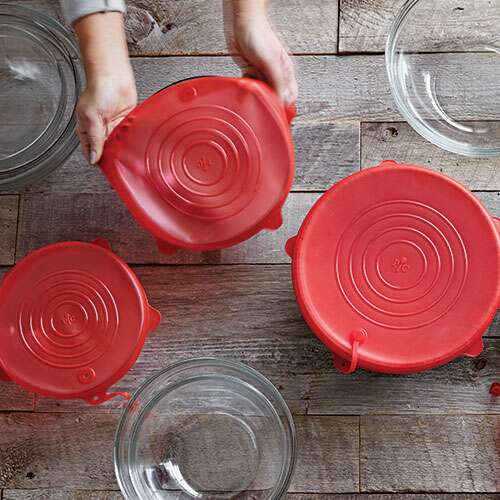 Stretchy Lids 3 Sizes (8In) 25.4Cm (10In) Silicone.