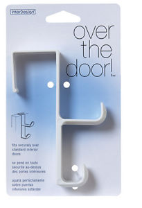 Hook Over Door Dbl Wht