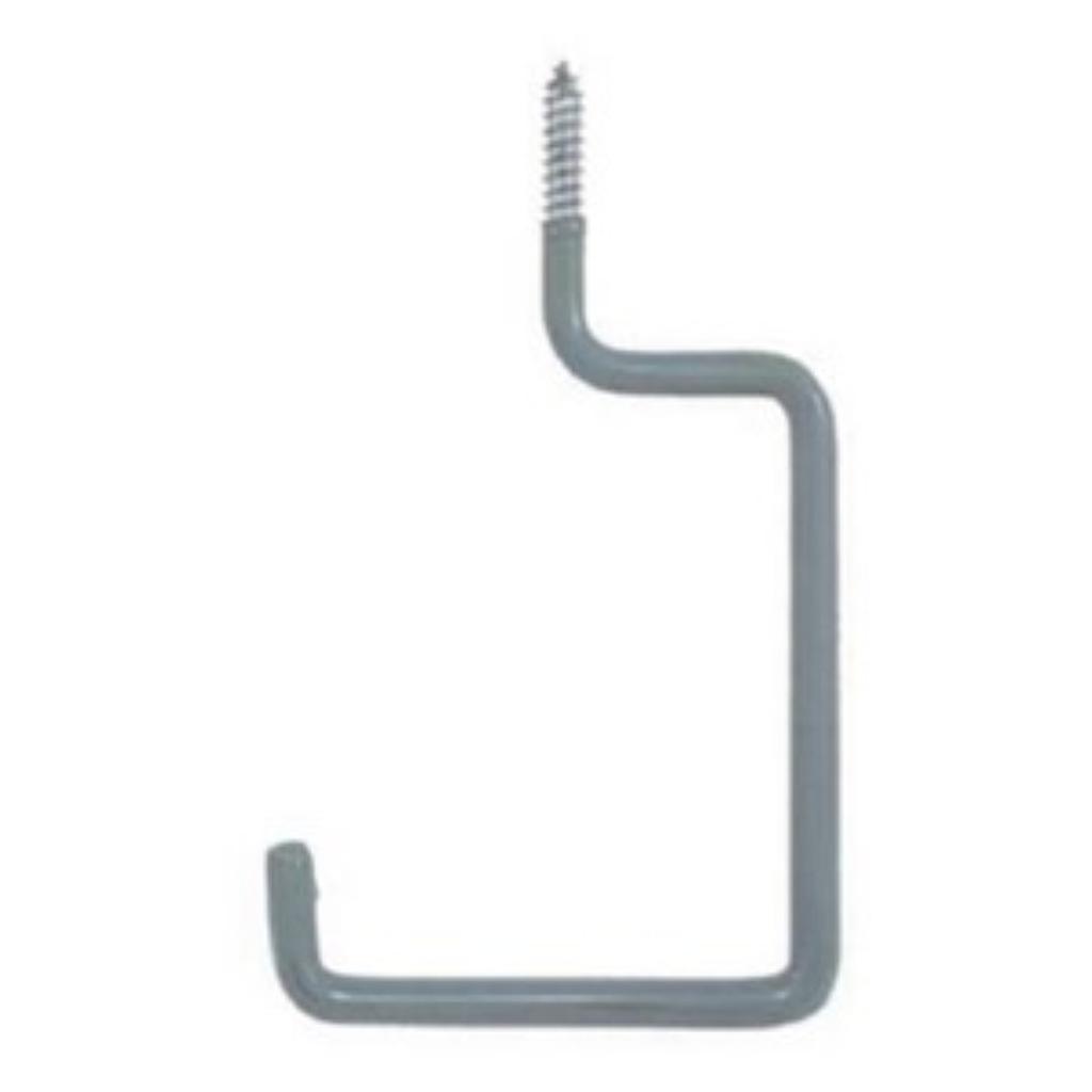 Crawford 7.17 in. L Vinyl Coated Gray Steel Large Storage Hook 20 lb. capacity 1 pk