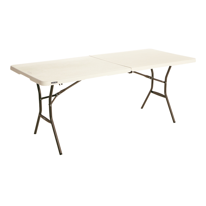 Blow Molded Folding Table 1.8M (6Ft) White Pl