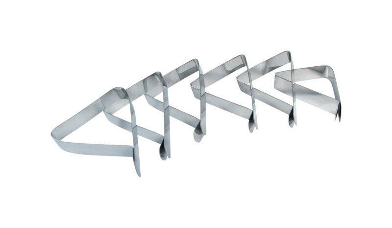 Tablecloth Clips Set Of 6 Stainless Steel Gri
