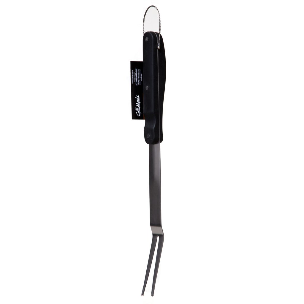 Bbq Fork 43.18Cm (17In) Stainless Steel Rubbe