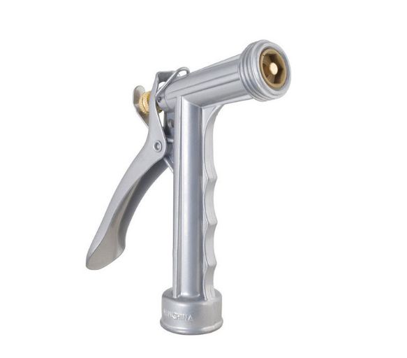 Nozzle Gun Large Zinc Silver Ace
