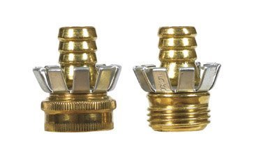 Hose Mender 1.27Cm (.5In) Clinch Female Brass Ace