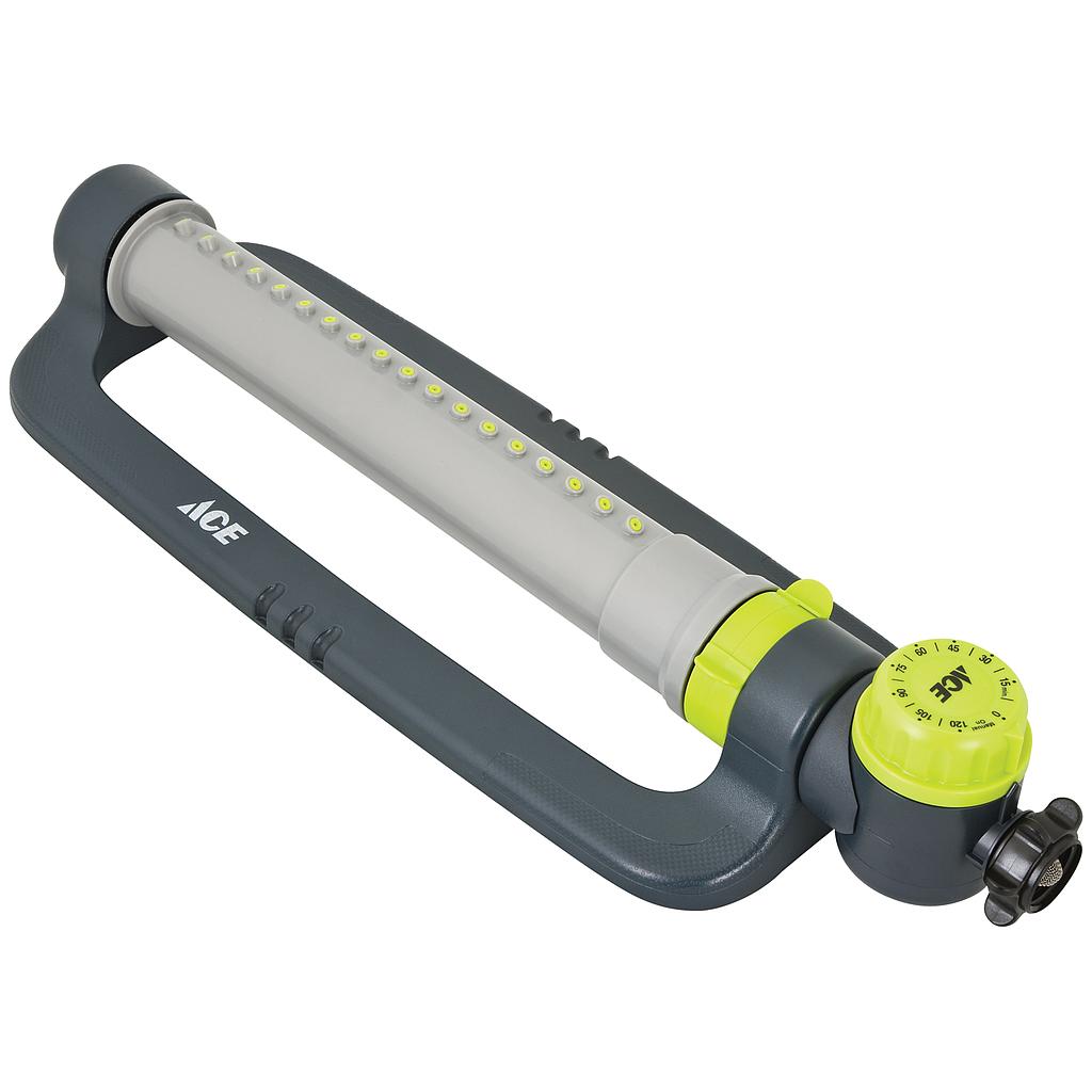 Sprinkler Oscillating Turbo With Timer 3700, Square Feet Ace