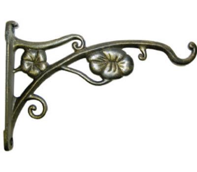 Bracket 9" Flower Gold