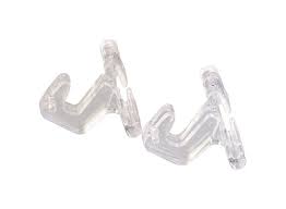 Ceiling Hook Clear 2 Pk