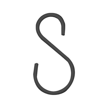 S Hook Extender 2Pk Blck