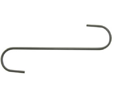 S Hook Extend 12"Blk 2Pk