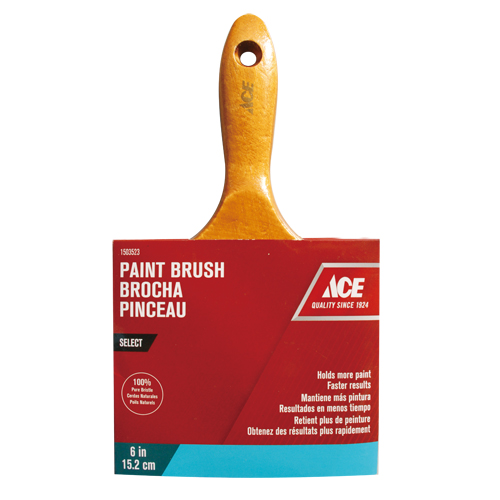 Select Paint Brush 15.2Cm (6In) Black China Bristle Ace