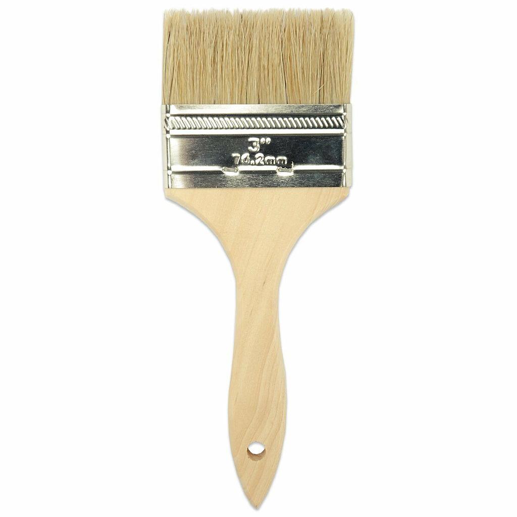 Paintbrsh Chip3"Wht Brsl