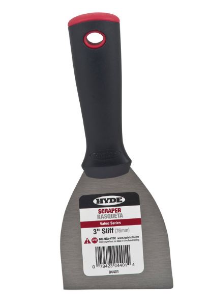 Scraper Pro Series Stiff 7.6Cm (3In) High Carbon Steel Ace