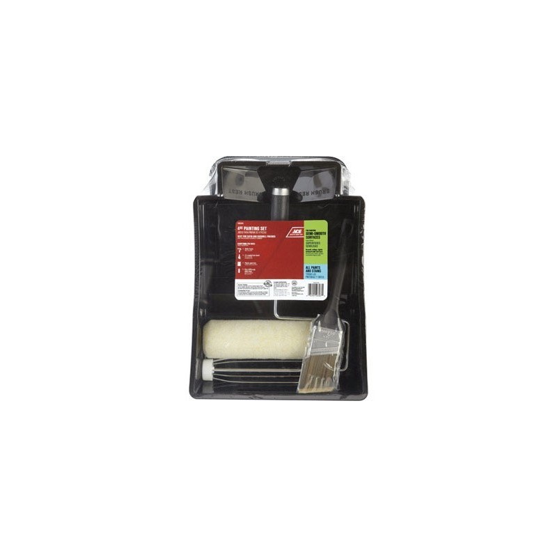 Ace 9 in. W Regular Paint Roller Kit Threaded End