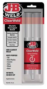 Jb Clearweld Epoxy .85OZ.