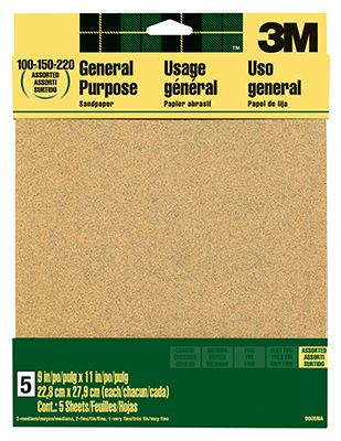 Sandpapr9X11 Pack-4 3M