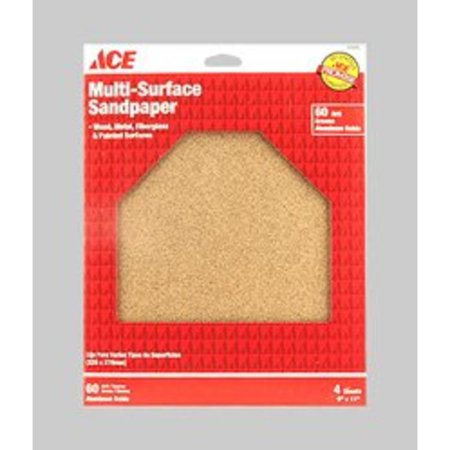 Sandpapr Alox9X11 Crs4Pk