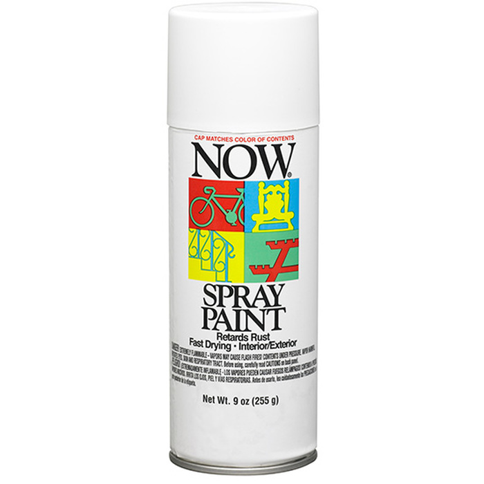 Now Spry Pnt Flt Wht9Oz