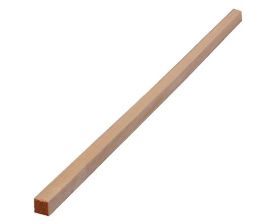 Alexandria Moulding Square Hardwood Dowel 36 in. L 25 pk Orange