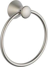 Delta Lahara Satin Towel Ring Die Cast Zinc