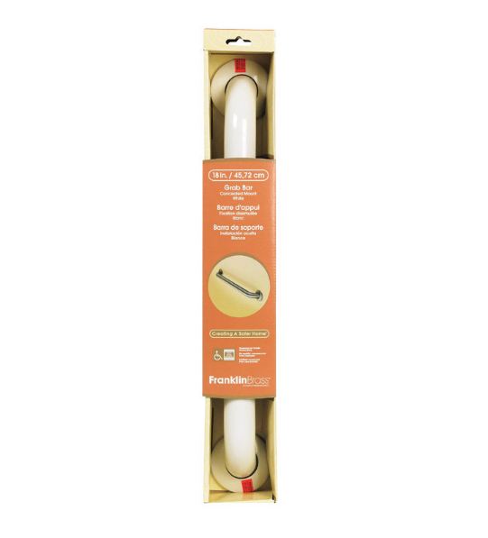 BAR GRAB 1-1/2X18" WHITE