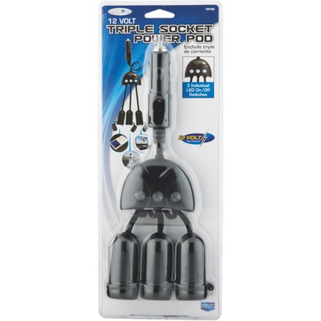 Custom Accessories, 12 volt Black Power Adapter 1 pk