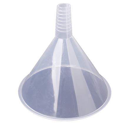 Funnel Oil Plastic Dia 4.6Cm X 14Cm High Blac