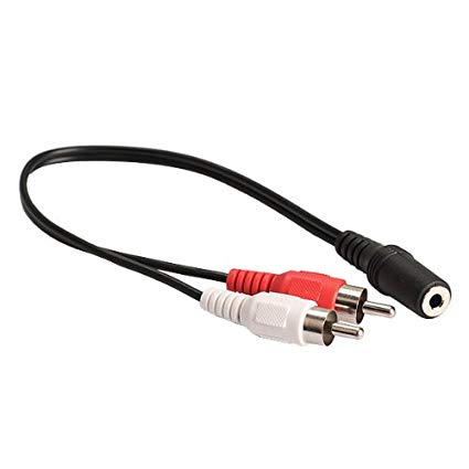 Y Rca Jack  2 Rca Plugs 6In (15.24Cm) Ace