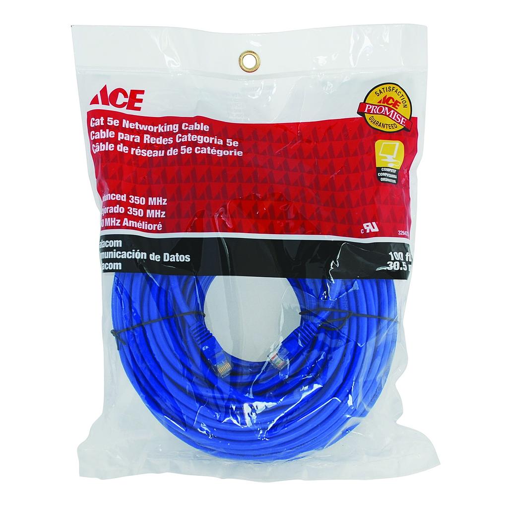 CAT5E PATCH CABLE 100FT (3048CM) ACE